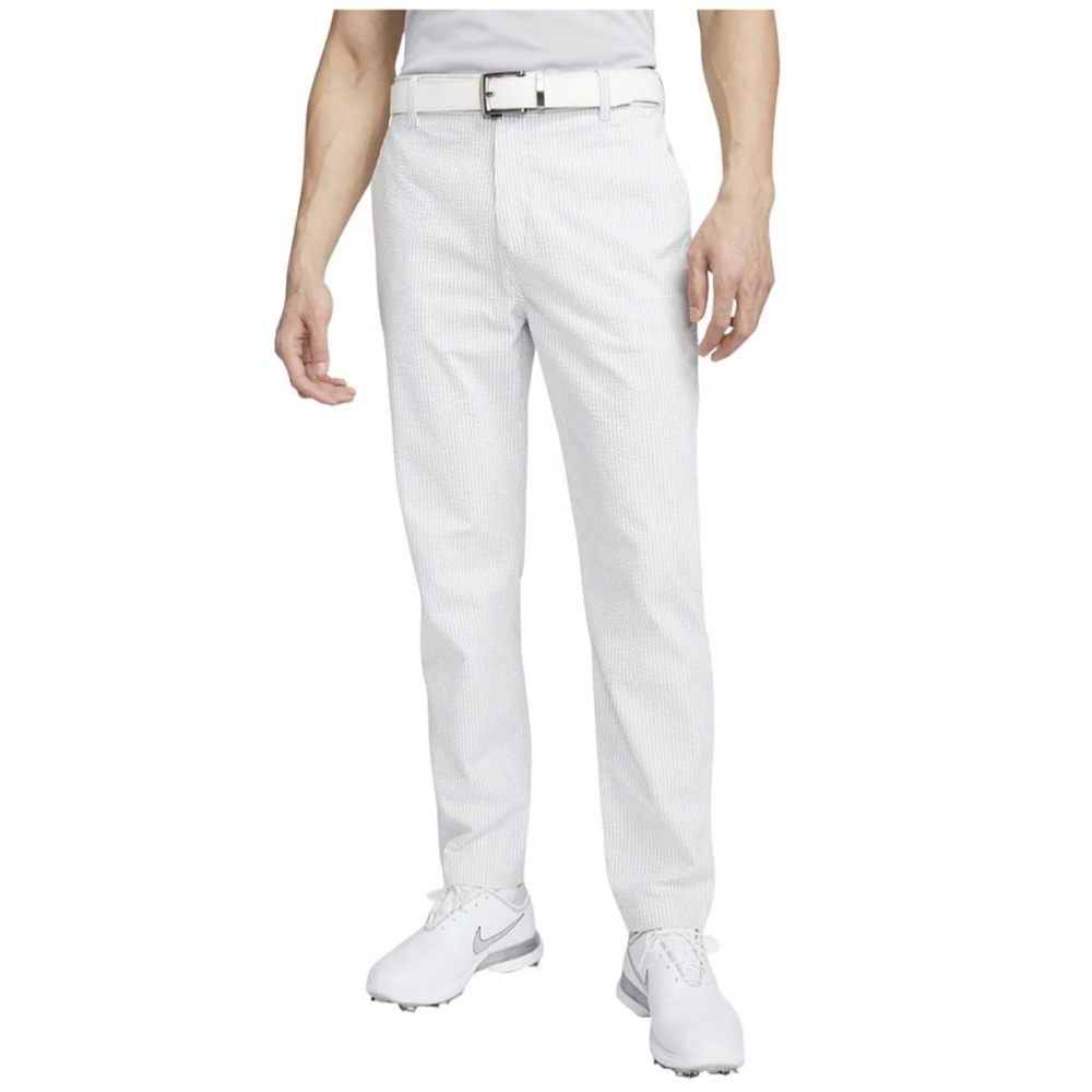 Nike Men’s Dri-FIT Victory Blue Seersucker Striped Golf Pants Size 36 x 30